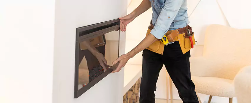 Metal Fireplace Installation in La Presa, California