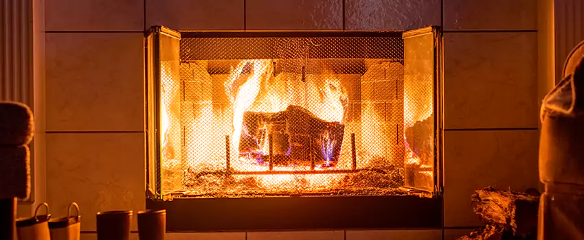 Mendota Hearth Landscape Fireplace Installation in La Presa, California
