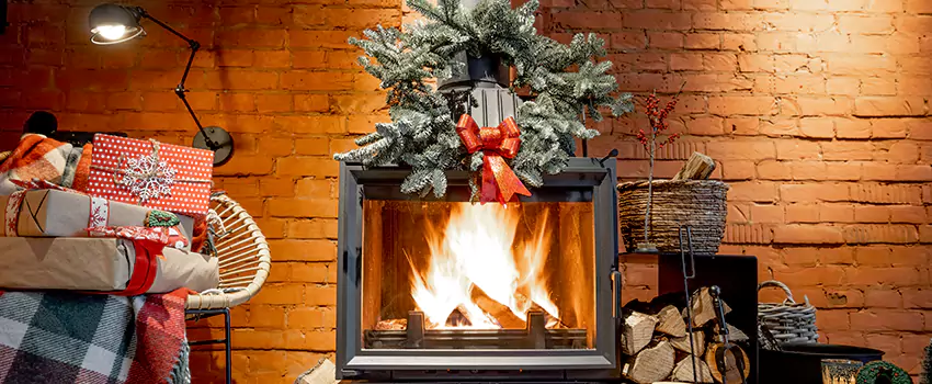Travis Industries Linear Gas Fireplace Installation in La Presa, California
