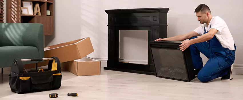 Old Rusted Metal Fireplace Repair And Replacement in La Presa, CA