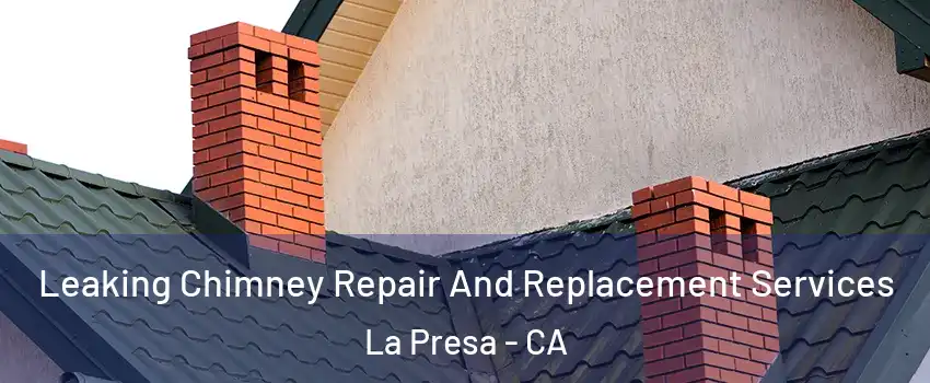  Leaking Chimney Repair And Replacement Services La Presa - CA